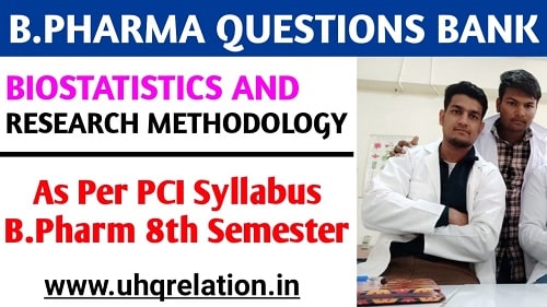 Biostatistics and Research Methodology Question Bank Download PDF FREE