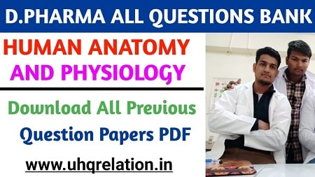 Download Human Anatomy And Physiology Previous All Question Papers - D.Pharma
